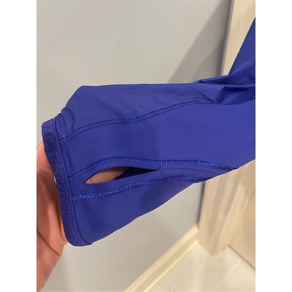 Lululemon Run: Nothin' But Run Jacket Pigment Blue size 10 - Picture 6 of 9
